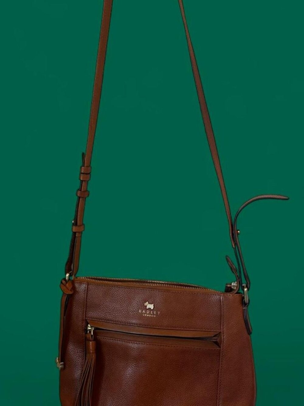 Radley of London brown crossbody bag purse - Picture 5 of 7